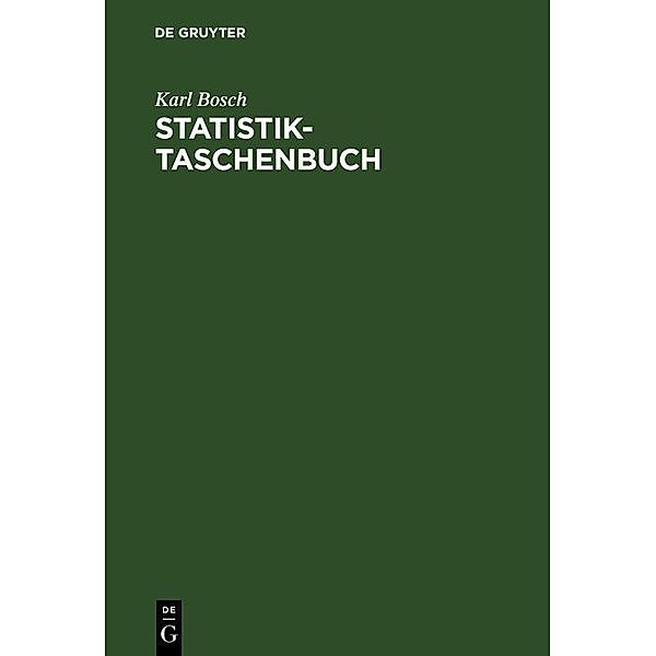 Statistik-Taschenbuch / Jahrbuch des Dokumentationsarchivs des österreichischen Widerstandes, Karl Bosch