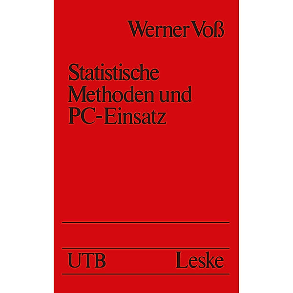 Statistische Methoden und PC-Einsatz, Werner Voß