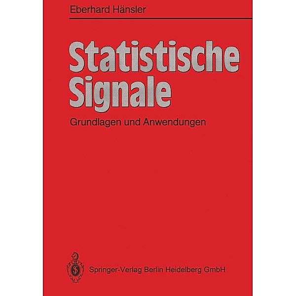 Statistische Signale, Eberhard Hänsler