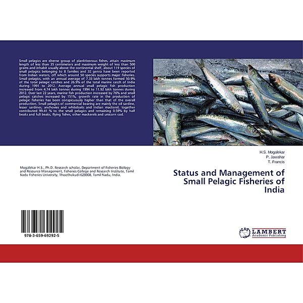 Status and Management of Small Pelagic Fisheries of India, H. S. Mogalekar, P. Jawahar, T. Francis