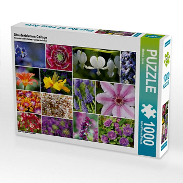 Staudenblumen Collage (Puzzle), Martina Cross