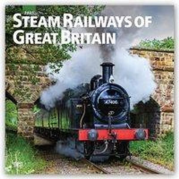 Steam Railways of Great Britain - Britische Dampflokomotiven 2021- 16-Monatskalender, BrownTrout Publisher