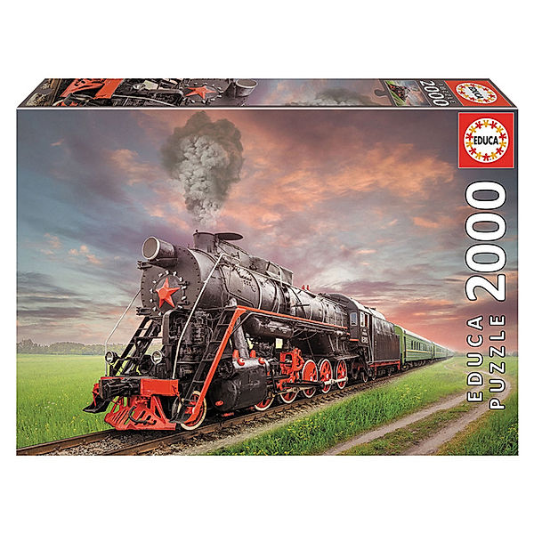 Educa Puzzle, Carletto Deutschland Steam train (Puzzle)