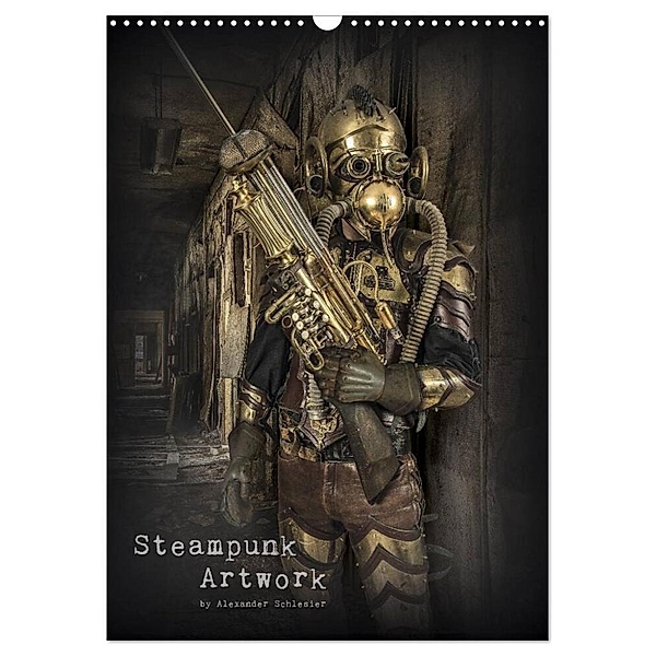 Steampunk Artwork (Wandkalender 2024 DIN A3 hoch), CALVENDO Monatskalender, Alexander Schlesier