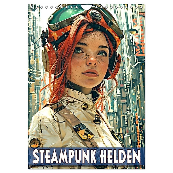 Steampunk Helden (Wandkalender 2025 DIN A4 hoch), CALVENDO Monatskalender, Calvendo, Val Thoermer