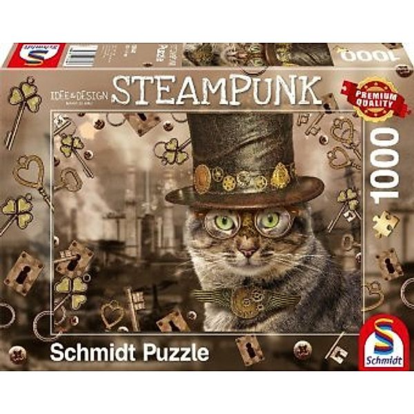 Steampunk Katze (Puzzle)