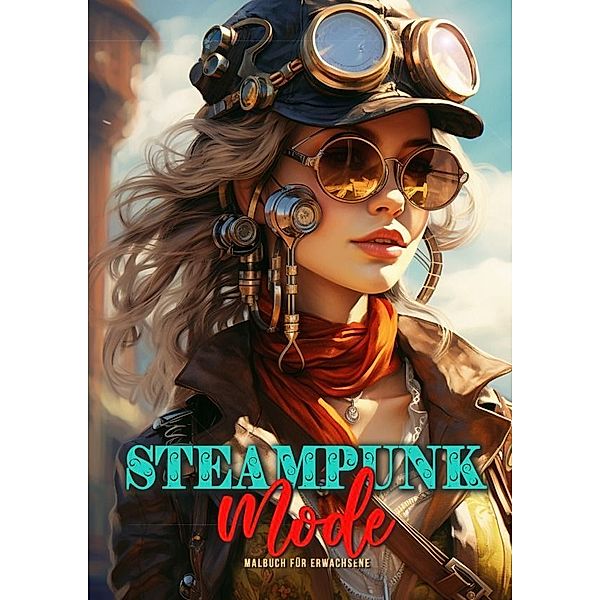 Steampunk Mode Malbuch für Erwachsene, Monsoon Publishing, Musterstück Grafik