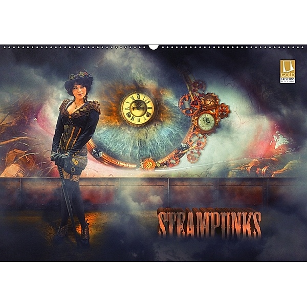 Steampunks (Wandkalender 2018 DIN A2 quer) Dieser erfolgreiche Kalender wurde dieses Jahr mit gleichen Bildern und aktua, Dirk Meutzner