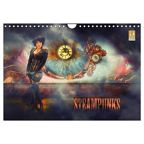 Steampunks (Wandkalender 2024 DIN A4 quer), CALVENDO Monatskalender, Dirk Meutzner