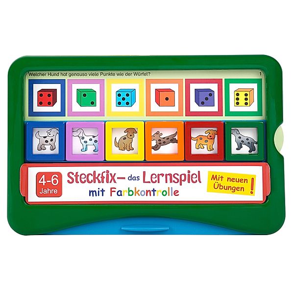 Steckfix - Das Lernspiel mit Farbkontrolle, 4-6 Jahre