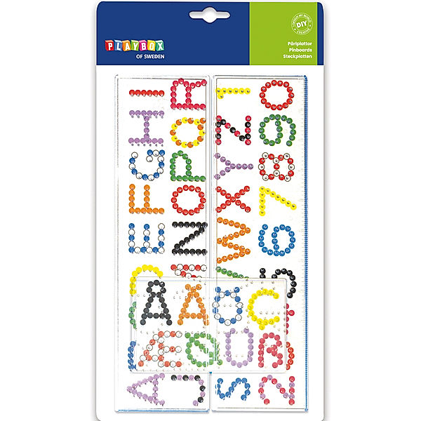 Playbox Steckplatten BUCHSTABEN & ZAHLEN 2-teilig