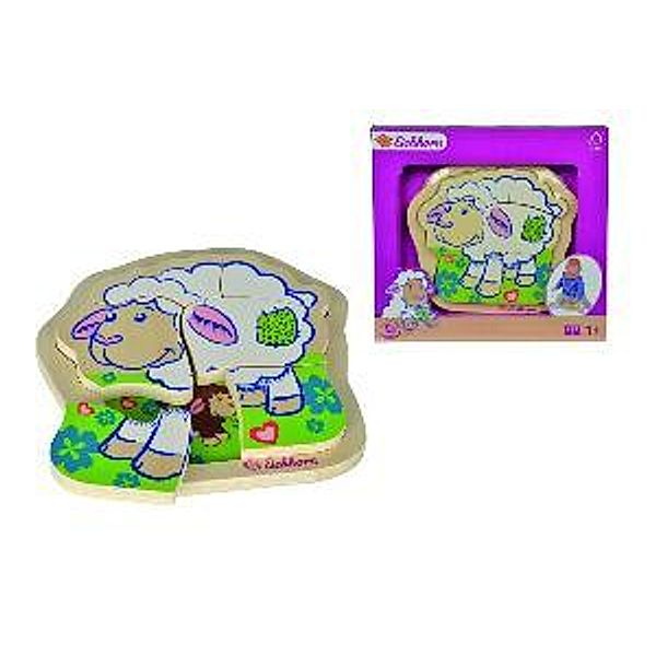 Steckpuzzle Schaf 7 Teile (Kinderpuzzle)