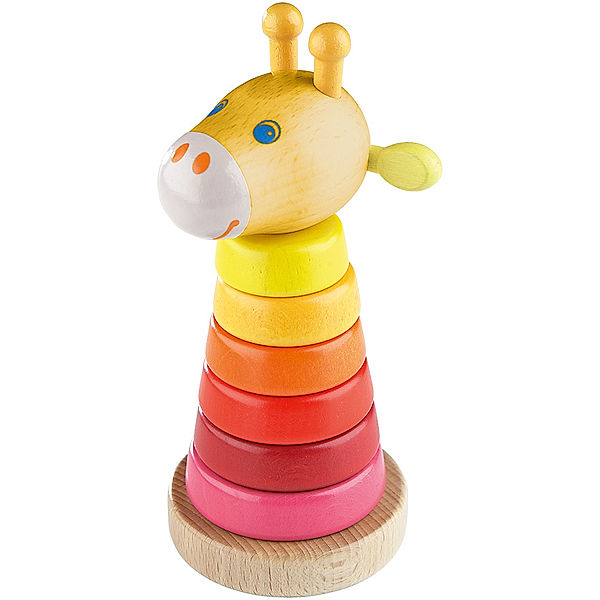 HABA Steckspiel GIRAFFE 8-teilig aus Holz