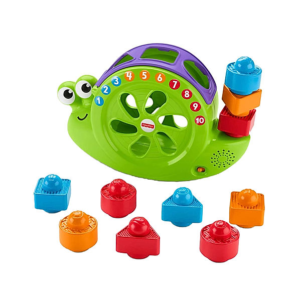 Mattel, Fisher-Price Steckspiel MUSIKSCHNECKE in grün