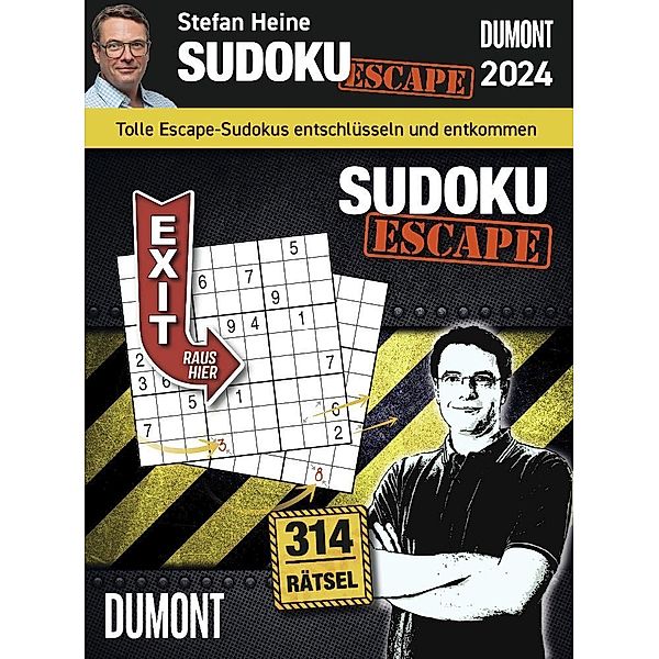 Stefan Heine ESCAPE Sudoku 2024 - Tagesabreisskalender - 11,8x15,9 - Rätselkalender - Knobelkalender, Stefan Heine