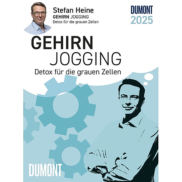 Stefan Heine Gehirnjogging 2025 Tagesabreißkalender - 11,8x15,9 - Rätselkalender - Knobelkalender - Tischkalender, Stefan Heine