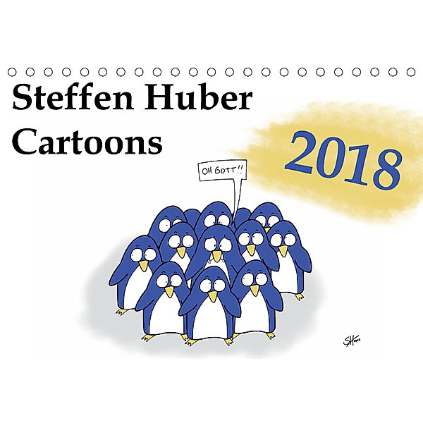 Steffen Huber Cartoons - 2019 (Tischkalender 2019 DIN A5 quer), Steffen Huber