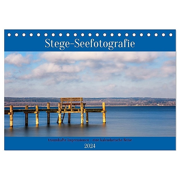Stege - Seefotografie (Tischkalender 2024 DIN A5 quer), CALVENDO Monatskalender, Thomas Rosier (Videografic)
