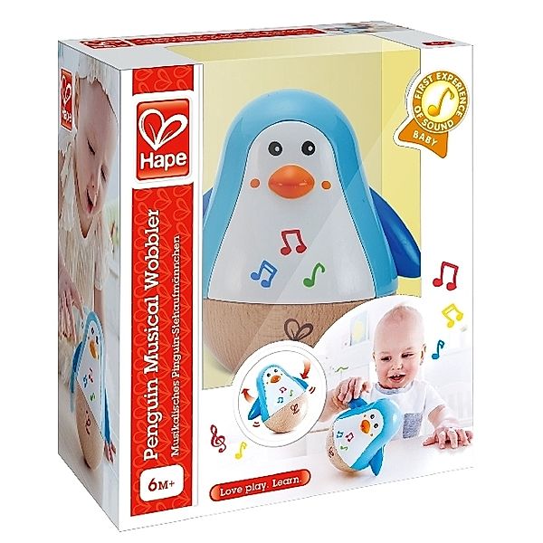 Hape Stehauf-Pinguin ERSTE MELODIEN aus Holz