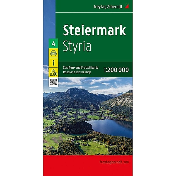 Steiermark, Strassen- und Freizeitkarte 1:200.000, freytag & berndt