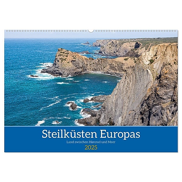 Steilküsten Europas (Wandkalender 2025 DIN A2 quer), CALVENDO Monatskalender, Calvendo, Dietmar Janietz