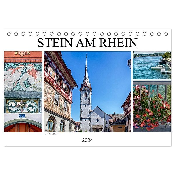 Stein am Rhein - Altstadt mit Charme (Tischkalender 2024 DIN A5 quer), CALVENDO Monatskalender, Liselotte Brunner-Klaus