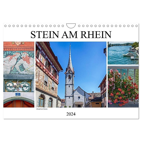 Stein am Rhein - Altstadt mit Charme (Wandkalender 2024 DIN A4 quer), CALVENDO Monatskalender, Liselotte Brunner-Klaus