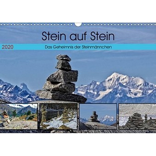 Stein auf Stein. Das Geheimnis der Steinmännchen (Wandkalender 2020 DIN A3 quer), Susan Michel