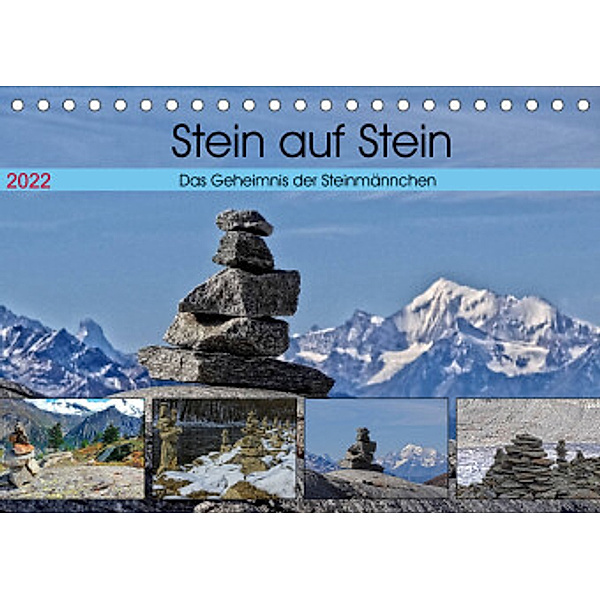 Stein auf Stein. Das Geheimnis der Steinmännchen (Tischkalender 2022 DIN A5 quer), Susan Michel