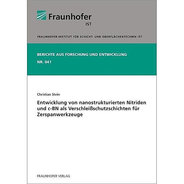 Stein, C: Verschleißschutzschichten für Zerspanwerkzeuge, Christian Stein