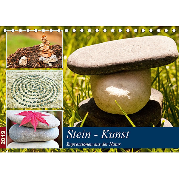Stein-Kunst (Tischkalender 2019 DIN A5 quer), Sylvia Seibl