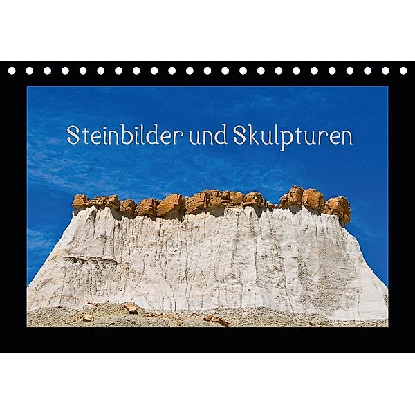 Steinbilder und Skupturen (Tischkalender 2021 DIN A5 quer), Rolf Dietz