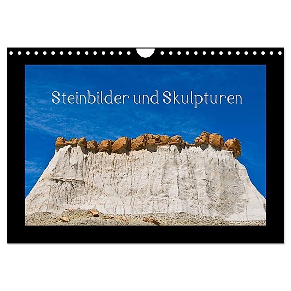 Steinbilder und Skupturen (Wandkalender 2024 DIN A4 quer), CALVENDO Monatskalender, Rolf Dietz