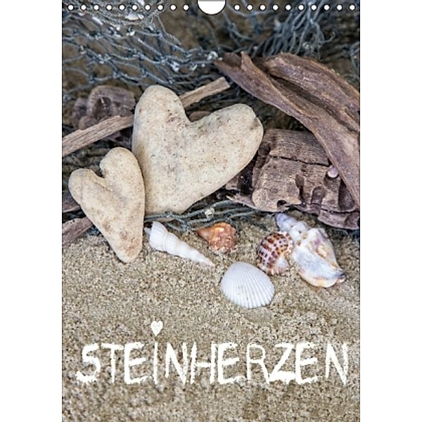 Steinherzen 2015 (Wandkalender 2015 DIN A4 hoch), Andrea Haase