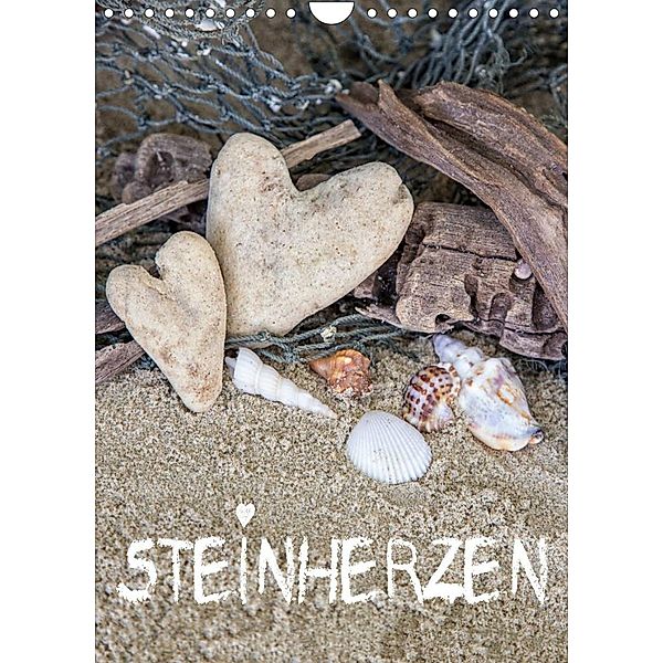 Steinherzen 2023 (Wandkalender 2023 DIN A4 hoch), Andrea Haase