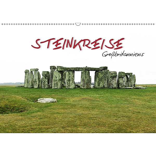 Steinkreise Großbritanniens (Wandkalender 2020 DIN A2 quer)