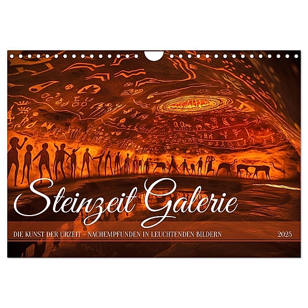 Steinzeit Galerie (Wandkalender 2025 DIN A4 quer), CALVENDO Monatskalender, Calvendo, Kerstin Waurick