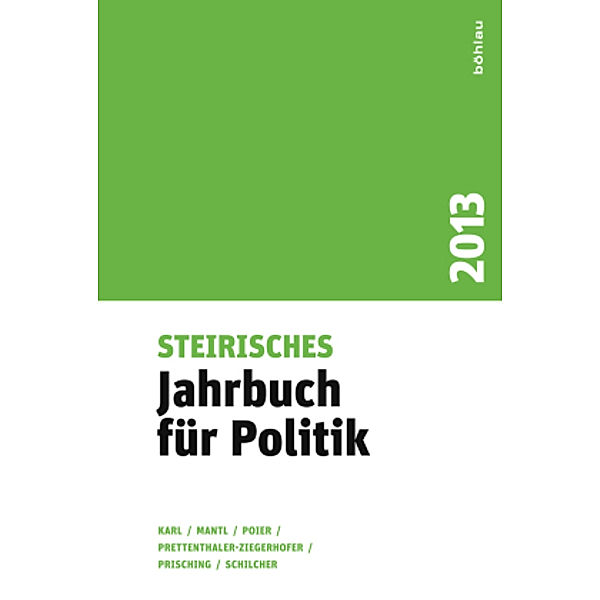 Steirisches Jahrbuch für Politik 2013