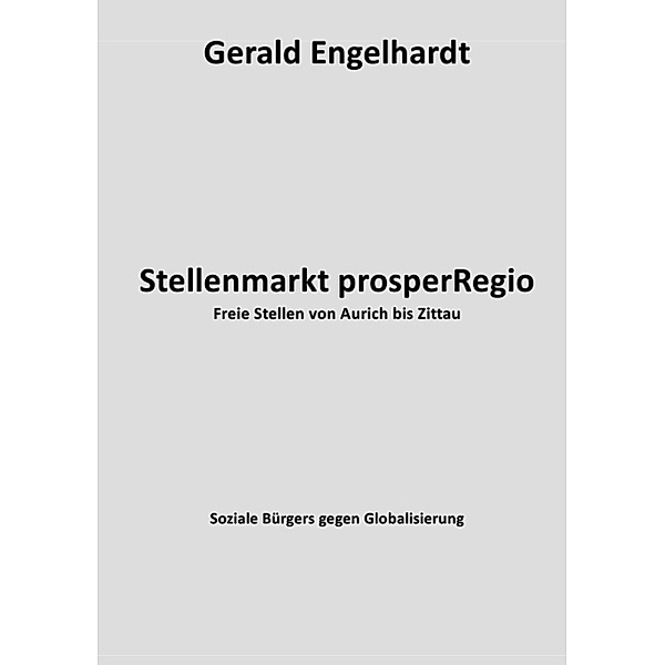 Stellenmarkt prosperRegio, Gerald Engelhardt