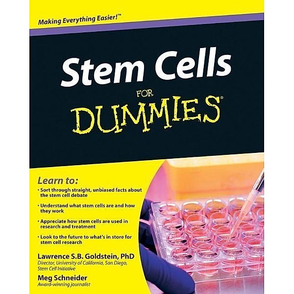 Stem Cells For Dummies, Lawrence S. B. Goldstein, Meg Schneider