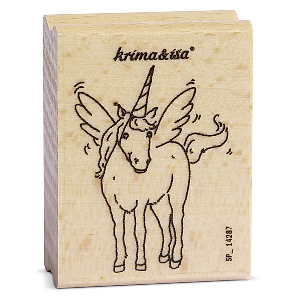 krima & isa Stempel EINHORN aus Holz