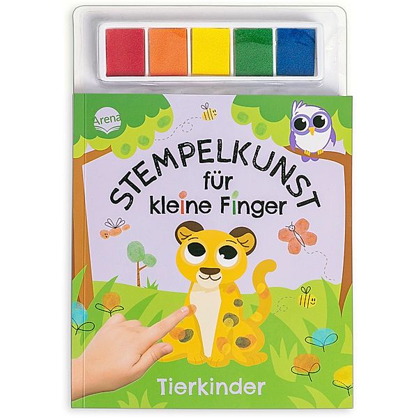 Stempelkunst für kleine Finger. Tierkinder, Hinkler