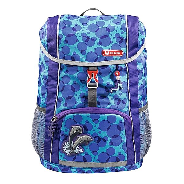 Step by Step JUNIOR Step by Step JUNIOR KID Rucksack-Set Happy Dolphins, 3-teilig