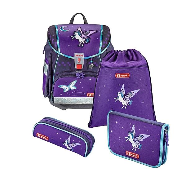 Step by Step Step by Step TOUCH 2 Schulranzen-Set Pegasus Dream, 4-teilig