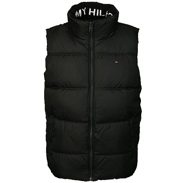 TOMMY HILFIGER Stepp-Weste SOLID VEST in black