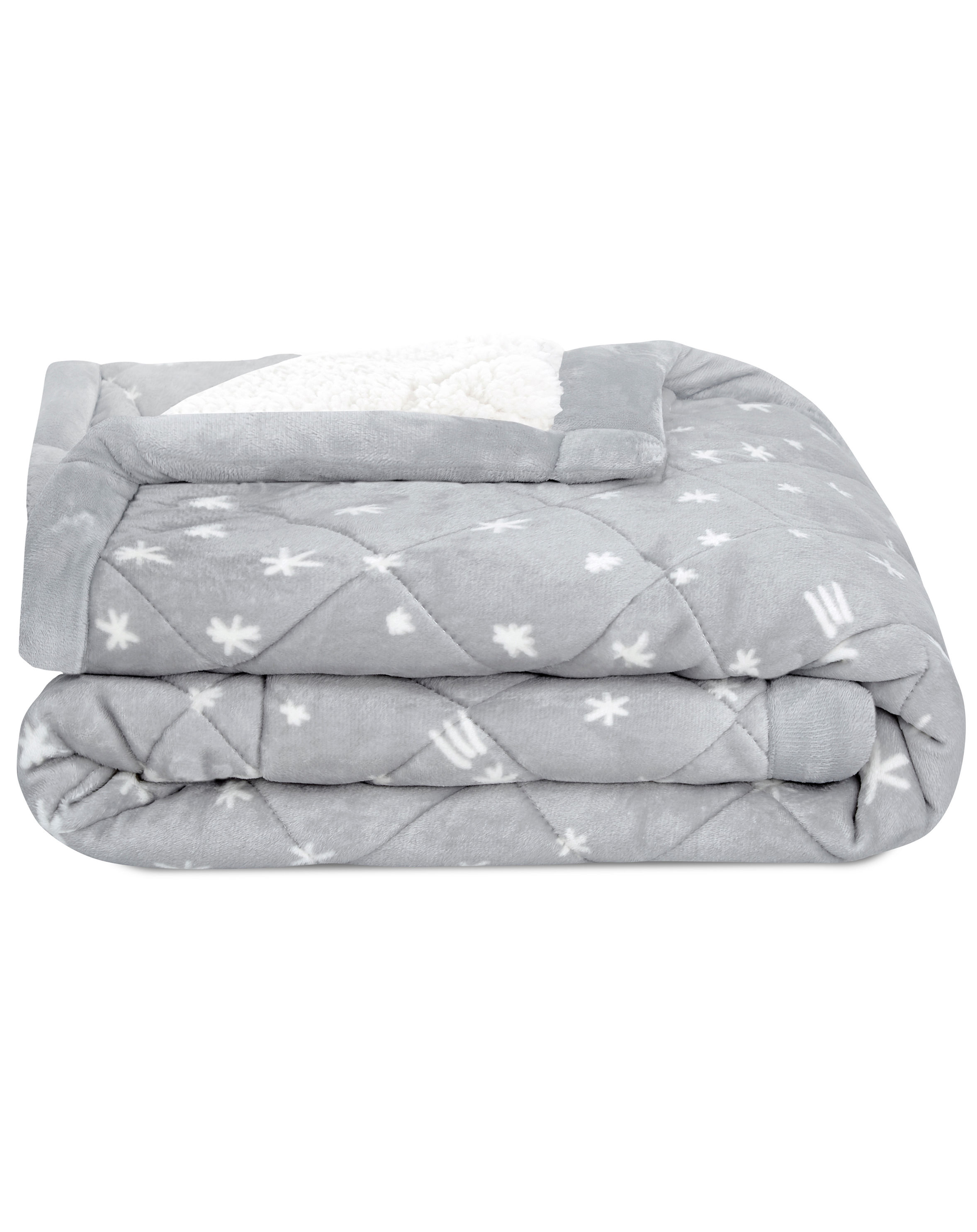 Steppdecke WINTERSKY 102x79 in grau kaufen | tausendkind.de