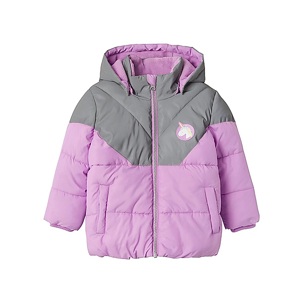 name it Steppjacke NMFMAREN REFLECTIVE in violet tulle