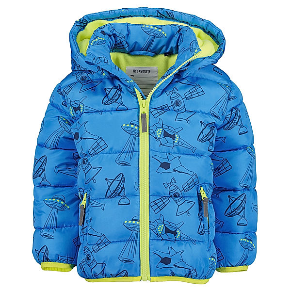 BLUE SEVEN Steppjacke SPACETIME in cyan