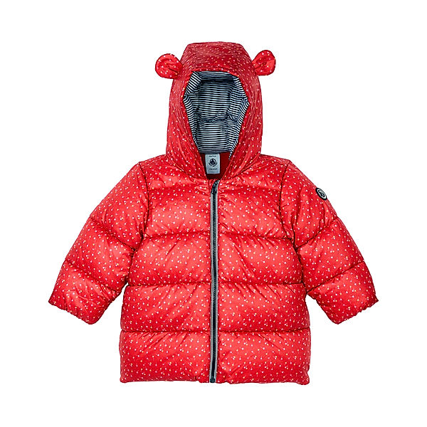 Petit Bateau Steppjacke TAULINA mit Ohren in terkuit/multico