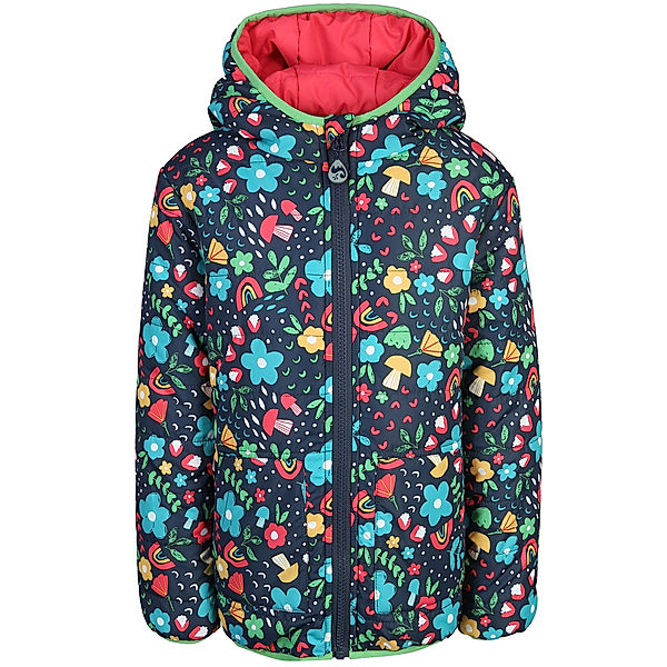 frugi Steppjacke TOASTY - BLOOMING zum Wenden in bunt